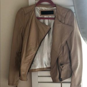 Stylish leather jacket from Zara